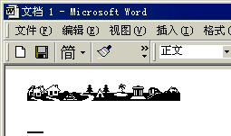 在Word中组成图片